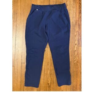 FIGS Technical Collection Navy Blue Moto Scrub Pants Womens Medium TW2022